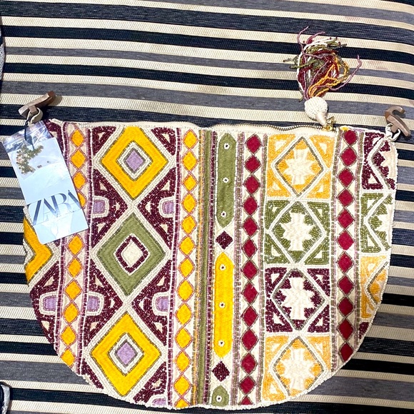 Zara Women Beaded Handbag 👜 - Picture 6 of 6